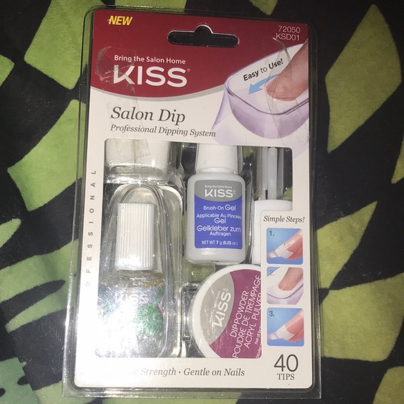 🆕Kiss Nails Salon Dip Kit BNIP!NEVER USED! - Picture 2 of 6